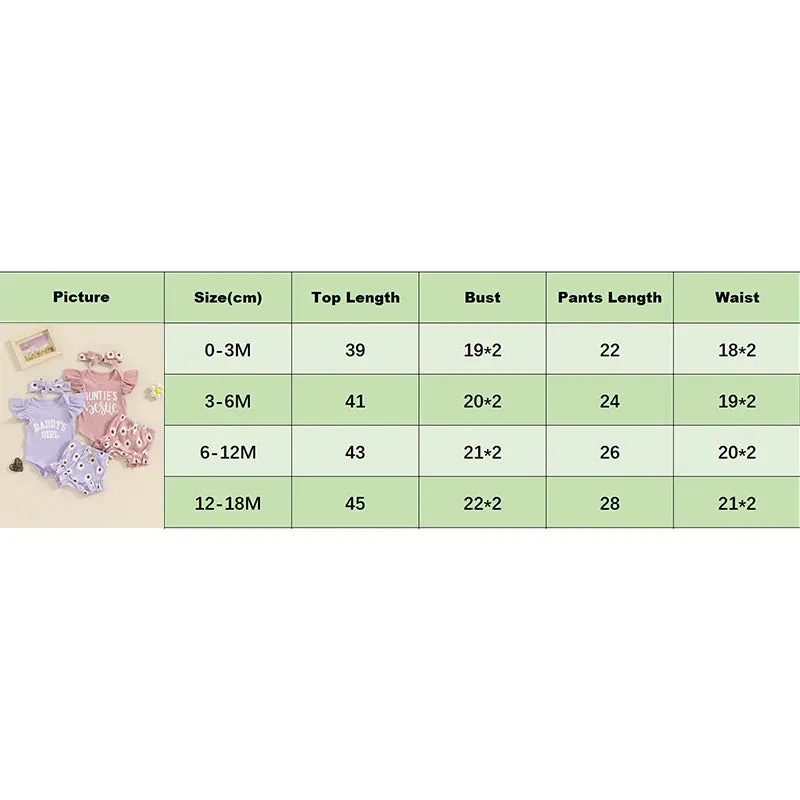 0-18M Summer Baby Girl Flying Sleeve Clothing Set