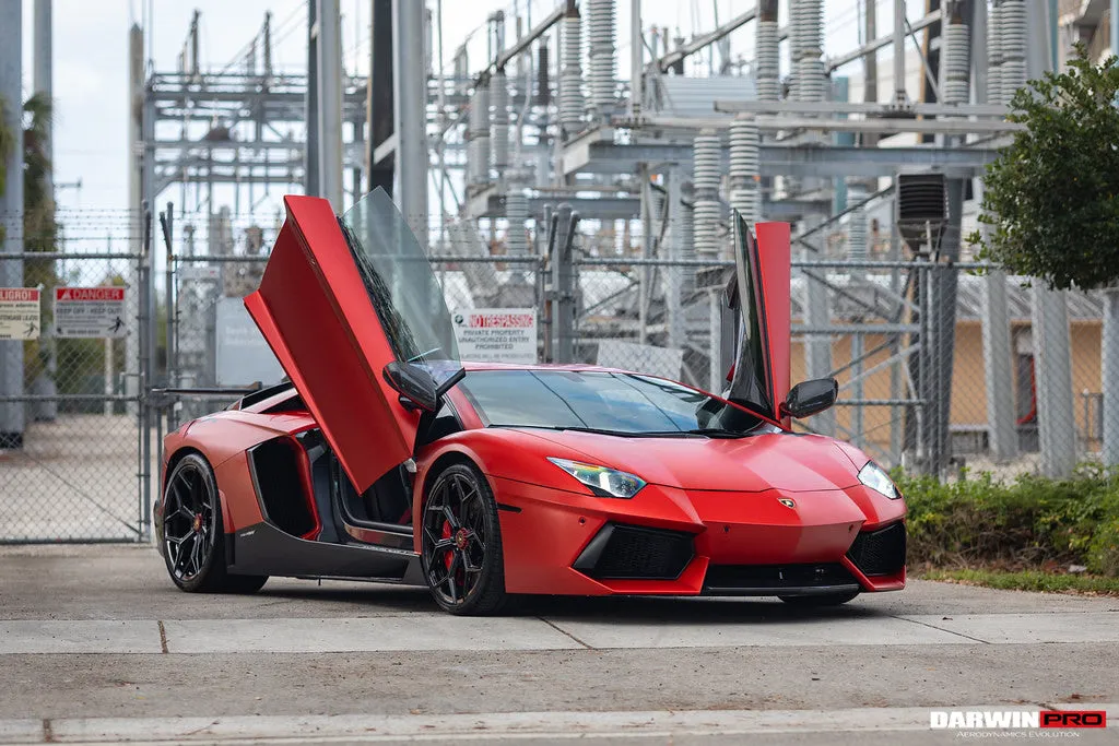 2011-2021 Lamborghini Aventador LP700 LP740 Coupe & Roadster Carbon Fiber Side Skirts