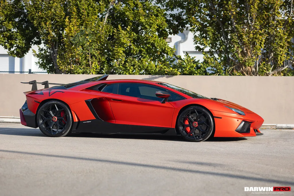 2011-2021 Lamborghini Aventador LP700 LP740 Coupe & Roadster Carbon Fiber Side Skirts