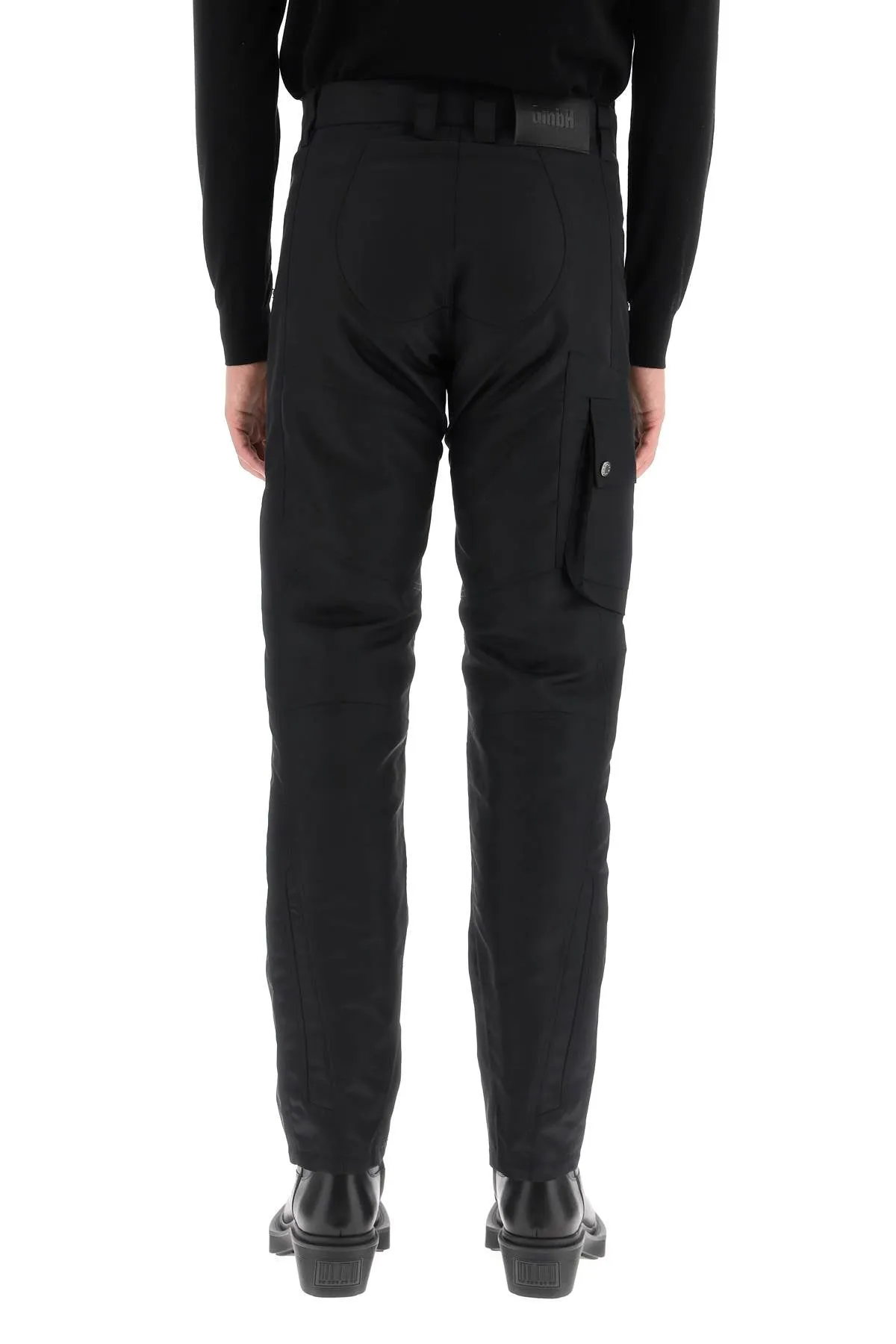 asim' nylon biker trousers