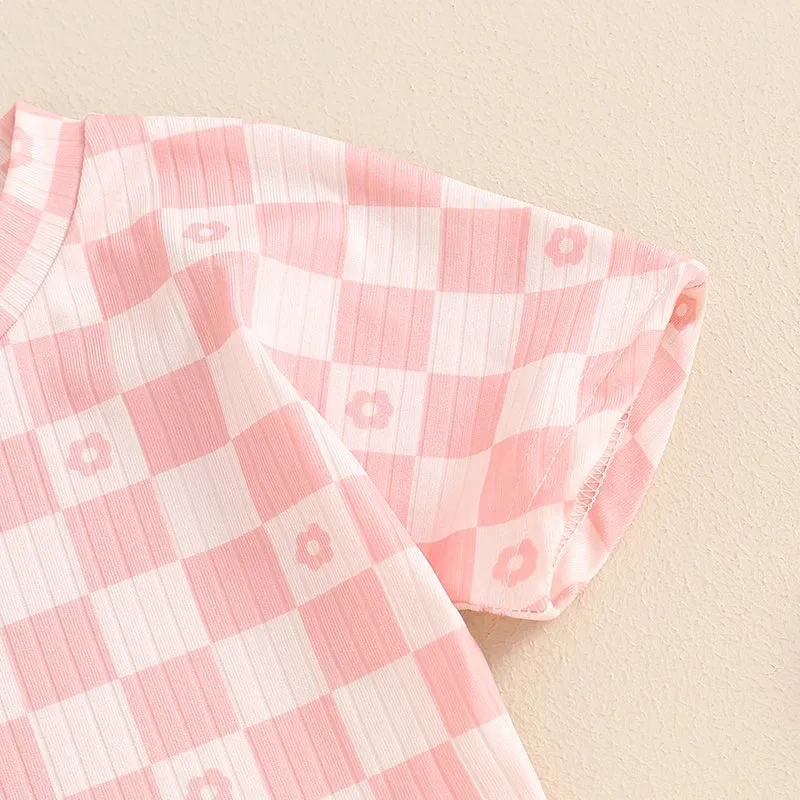 Baby Girls Summer Short Sleeve Clothing Set