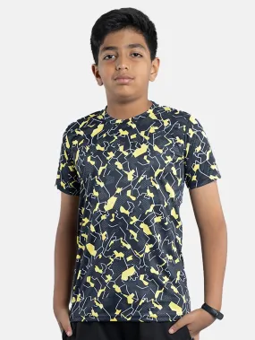 Boys Round Neck Sports Tee