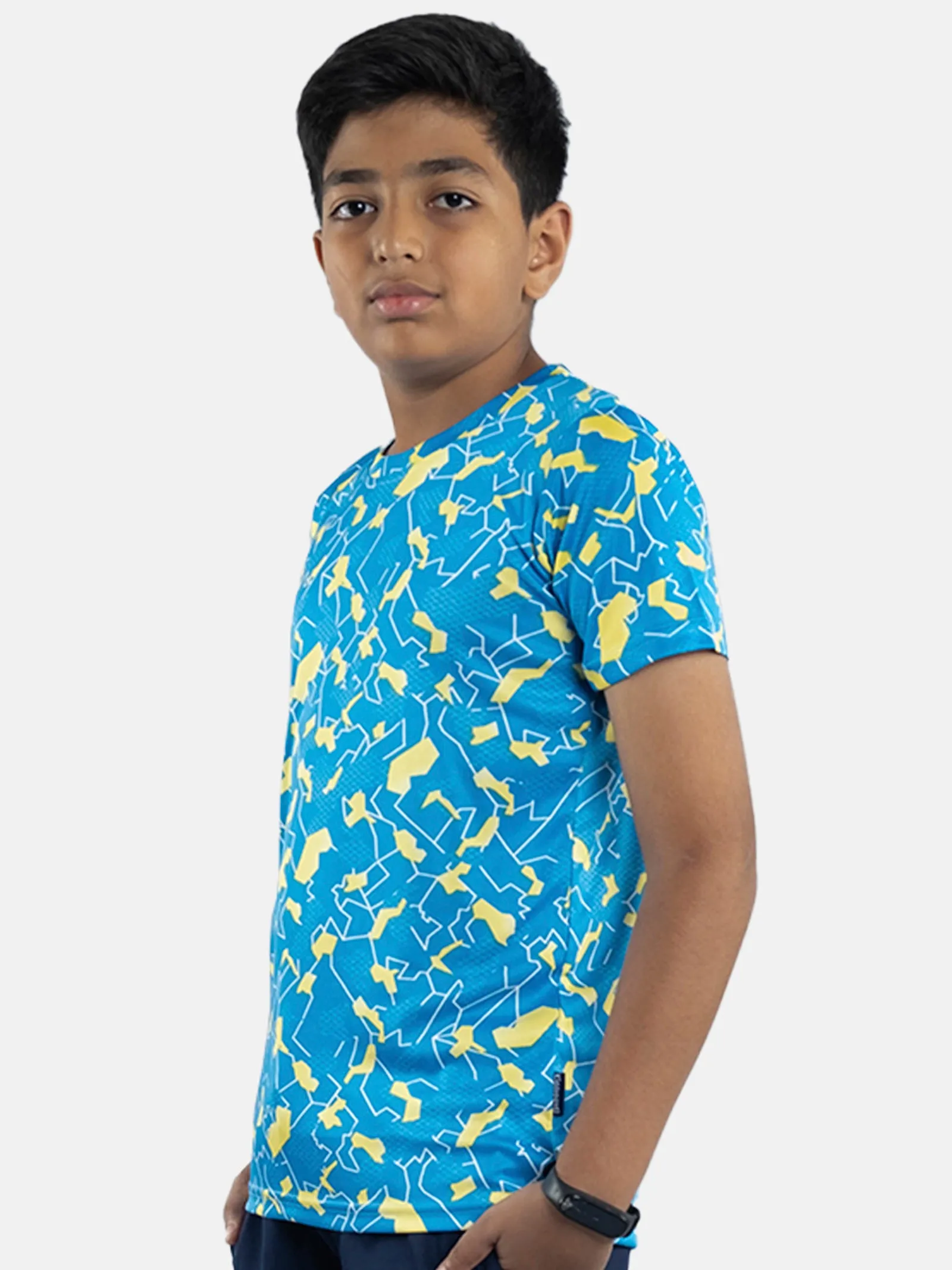 Boys Round Neck Sports Tee