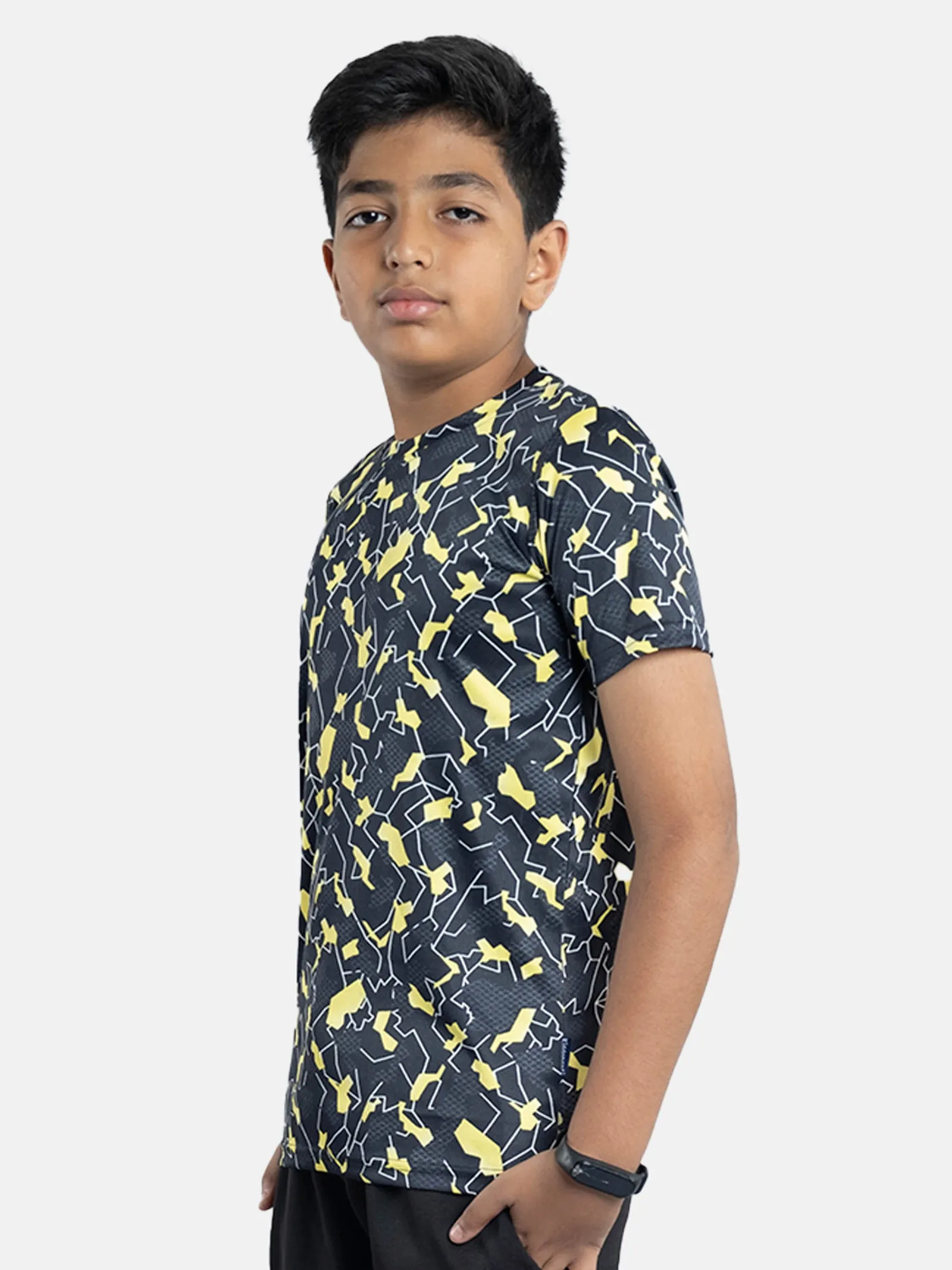 Boys Round Neck Sports Tee