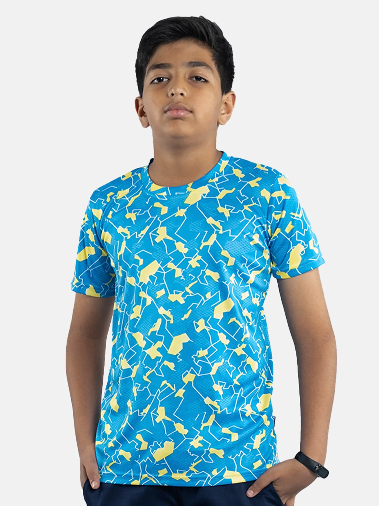 Boys Round Neck Sports Tee