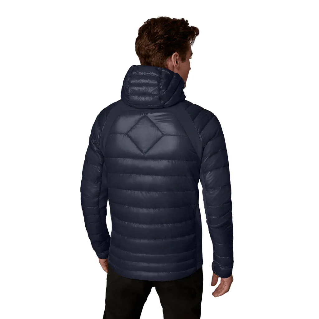 Mens Canada Goose Hybridge Lite Insulated Packable Hoodie - Lightweight Outdoor Jacket with Breathable Fabric and Adjustable Features