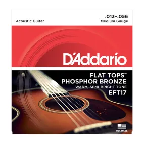 D'Addario Set Acoustic Flat Top 13-56