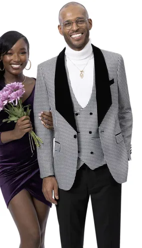 EJ Samuel M2782-BW Mens Suit
