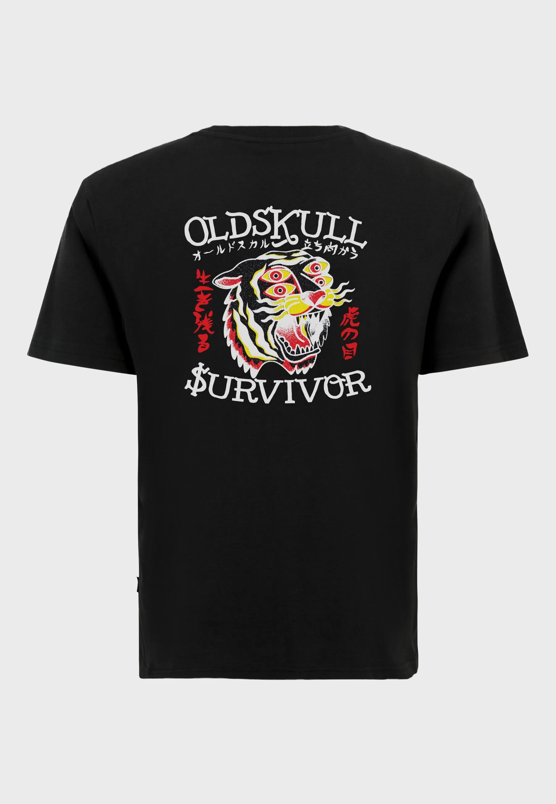 Eye of the Tiger Backprint T-Shirt Black