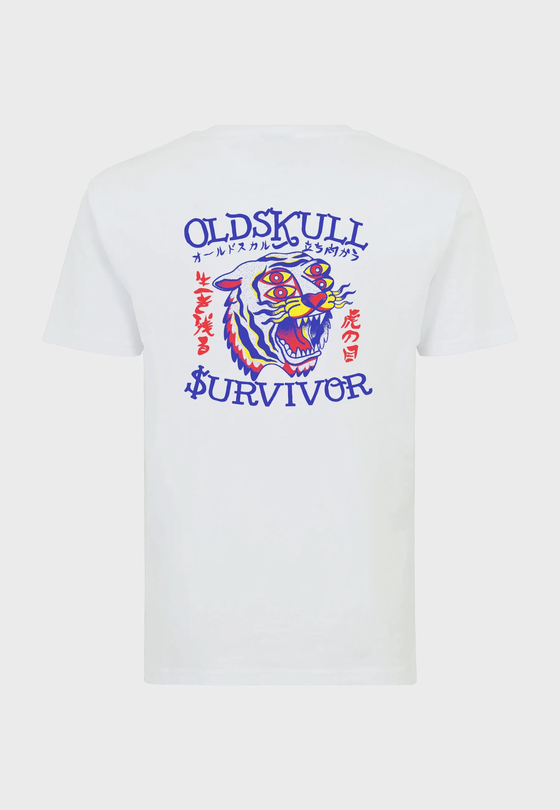 Eye of the Tiger Backprint T-Shirt White