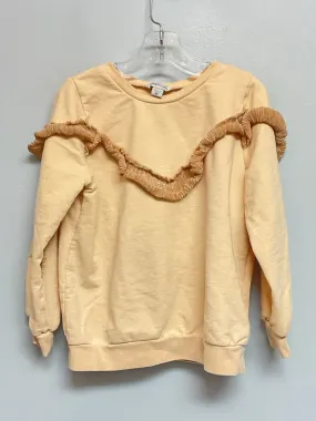 Habitual Size 6 Wheat Ruffles Cotton Girls Sweaters & Vests
