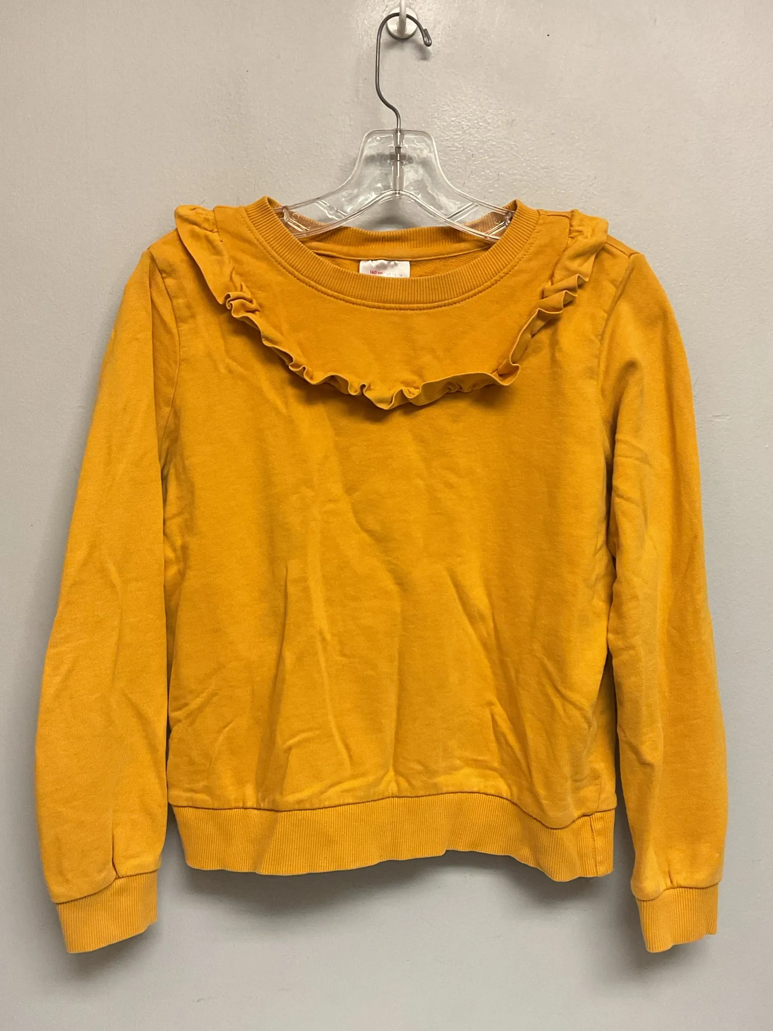 Hanna Andersson Size 14 Mustard Cotton Big Girls Sweaters & Vests