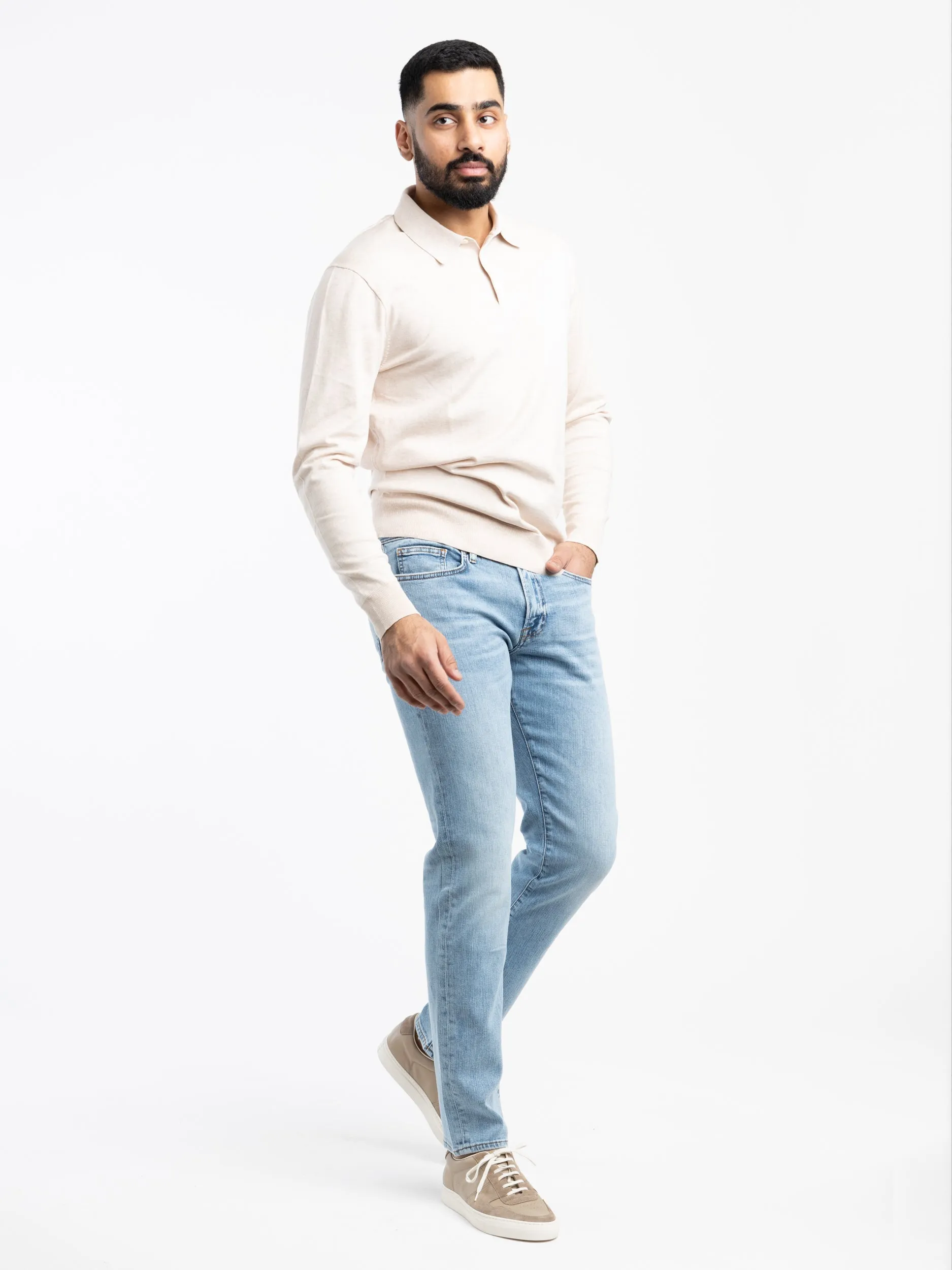 Light Blue L'Homme Athletic Jeans