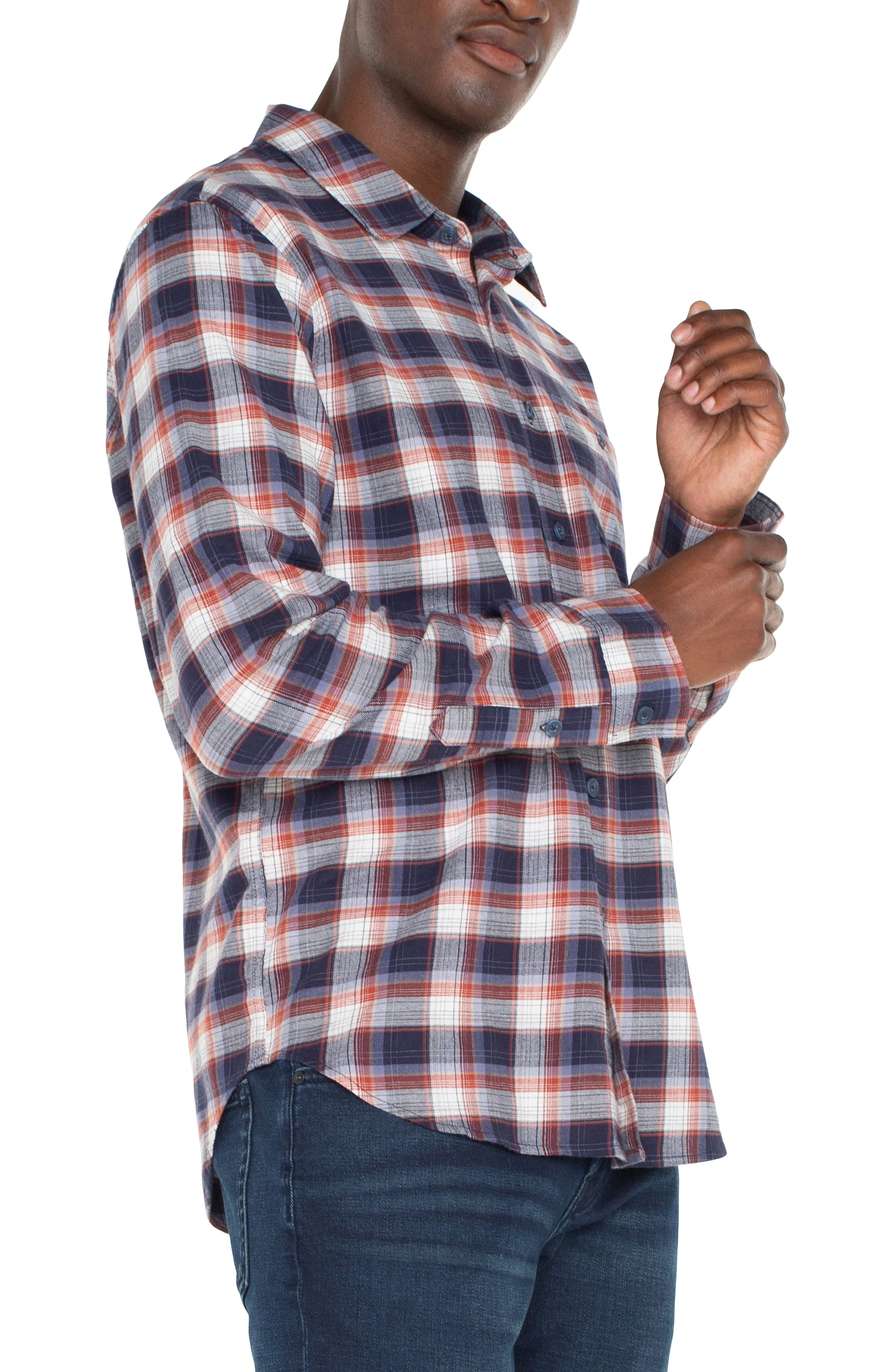 LONG SLEEVE BUTTON UP SHIRT