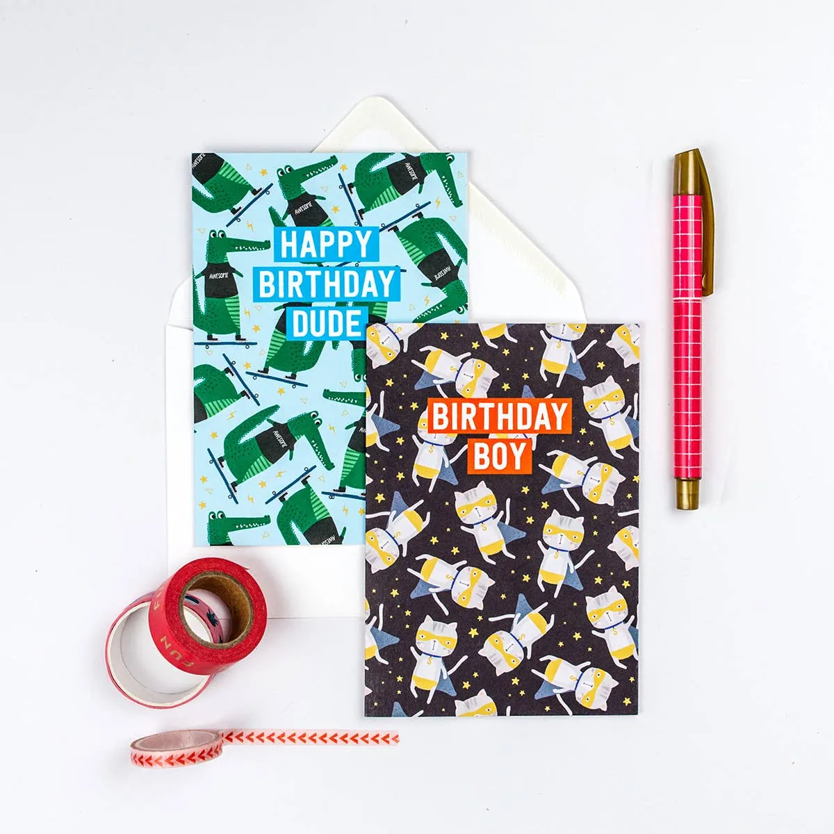 MifkiBirthday Card | Superhero Card For Kids