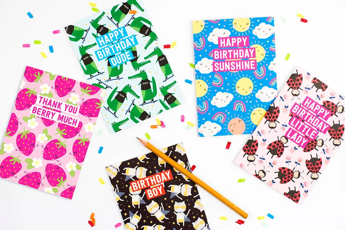 MifkiBirthday Card | Superhero Card For Kids