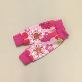 NICU Friendly Leg Warmers Retro Flowers
