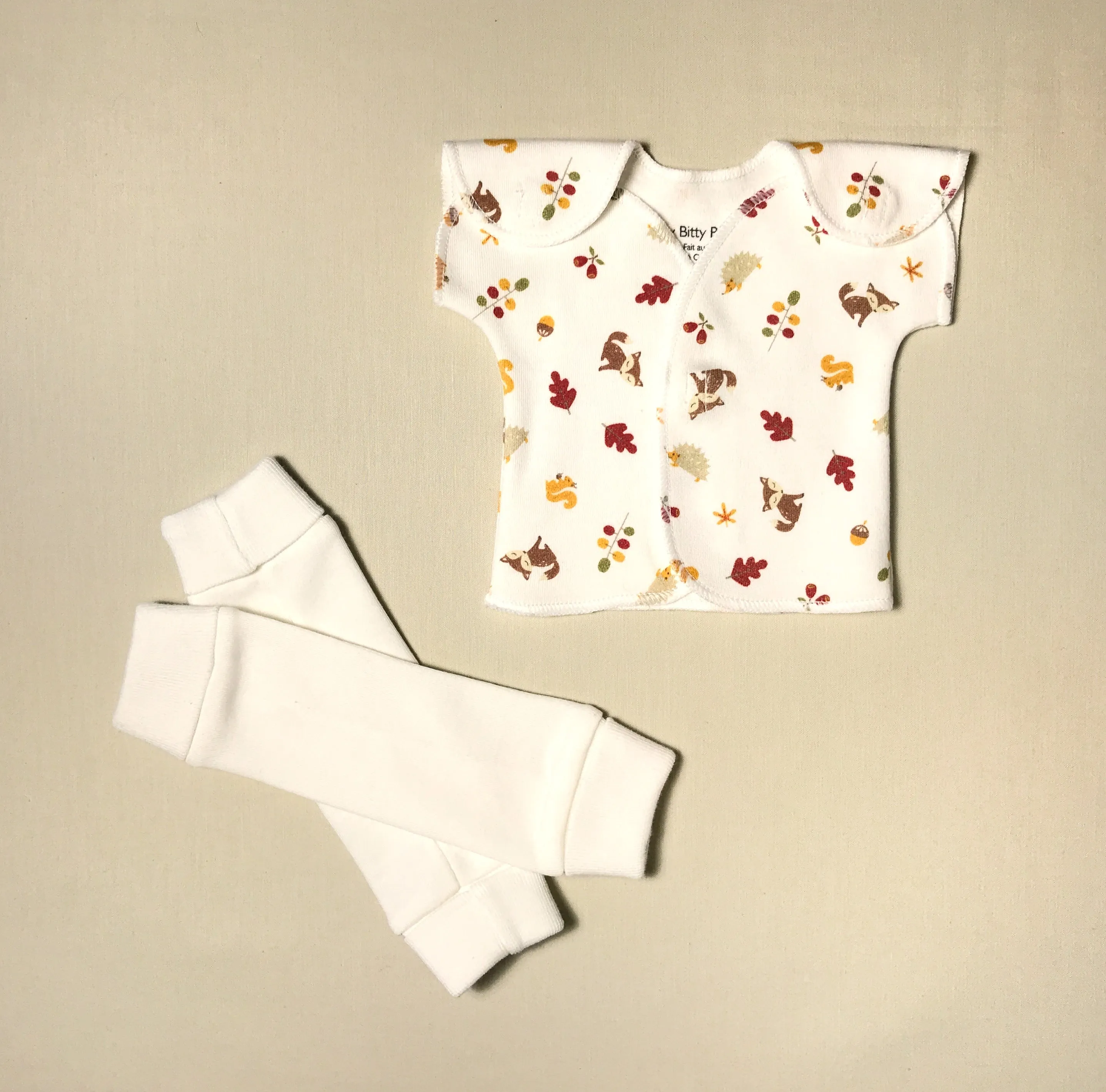 NICU Friendly Leg Warmers Solid Cream