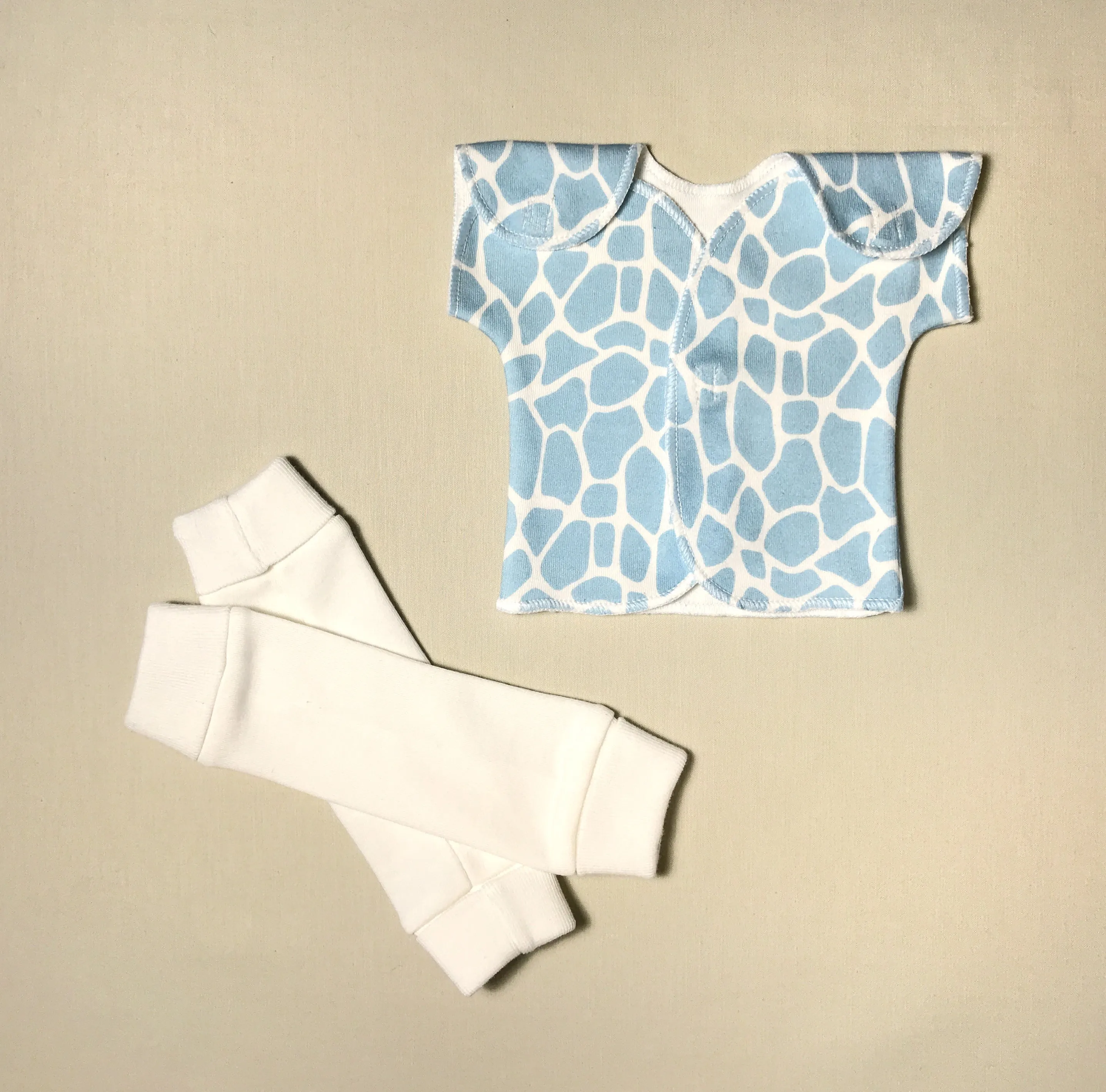 NICU Friendly Leg Warmers Solid Cream