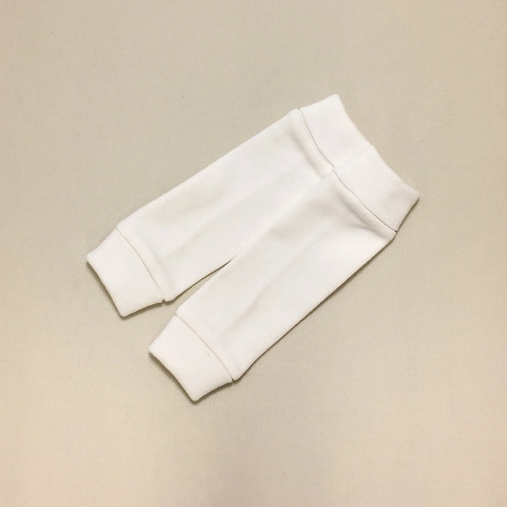 NICU Friendly Leg Warmers Solid Cream