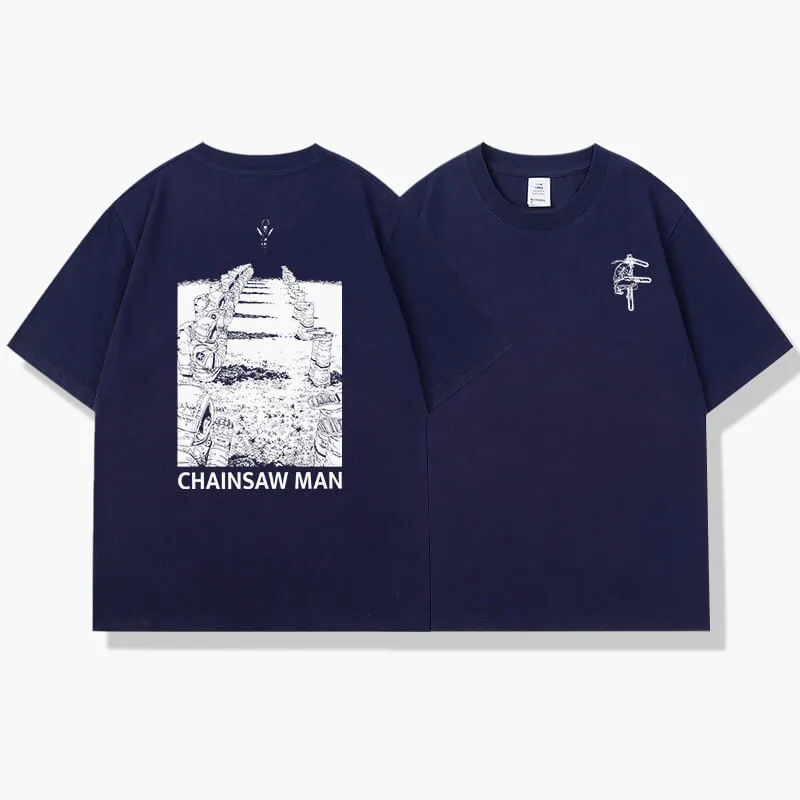 Praying Astronauts Chainsaw Man T-Shirt