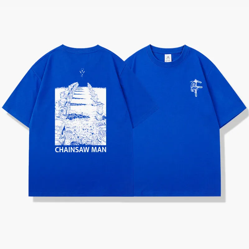 Praying Astronauts Chainsaw Man T-Shirt