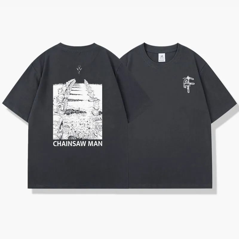 Praying Astronauts Chainsaw Man T-Shirt