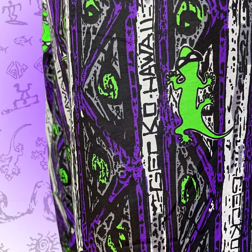 Purple Stripe Gecko Beach Pants