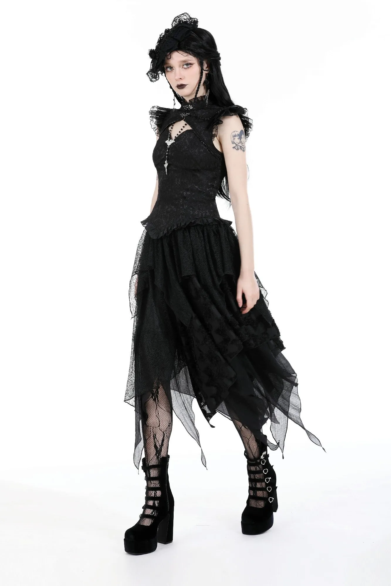 Retro lady sexy embroidered tops TW568