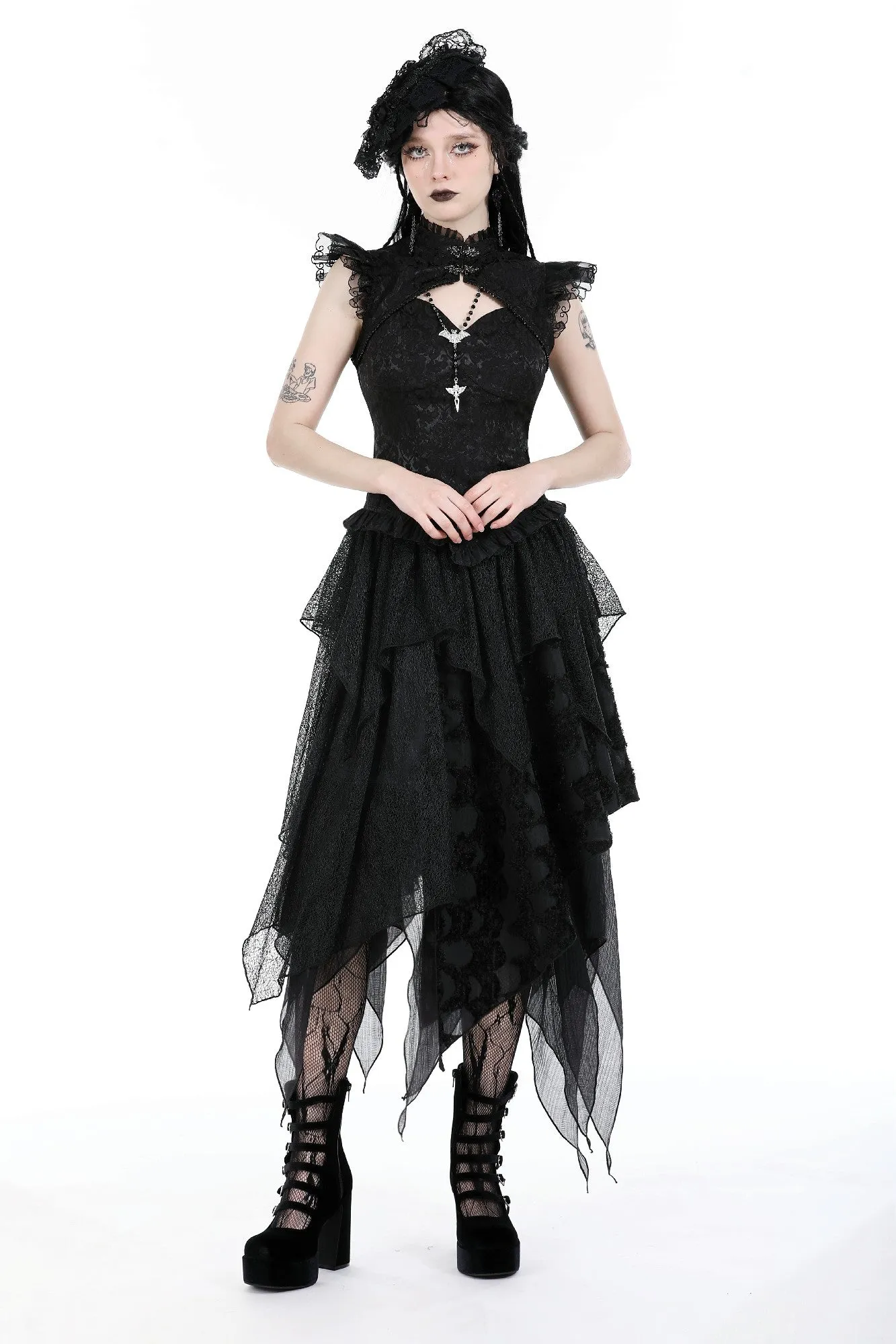 Retro lady sexy embroidered tops TW568