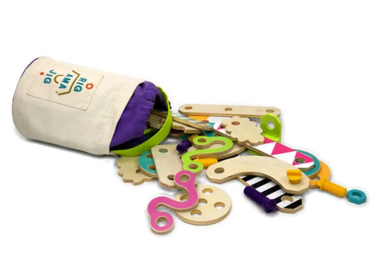 Rigamajig Jr. Spinning Tops Kit