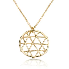 Star of David Dream Catcher & Helen Chain Necklace