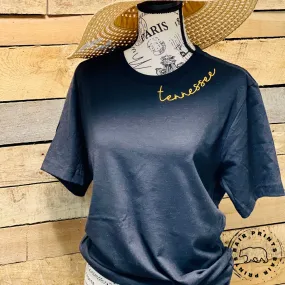 Tennessee Embroidered Collar Shirt.