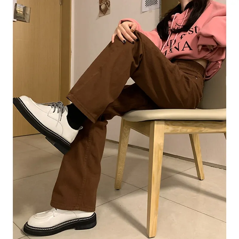 Vintage Baggy Brown Jeans