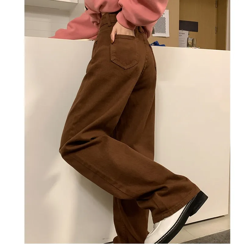 Vintage Baggy Brown Jeans