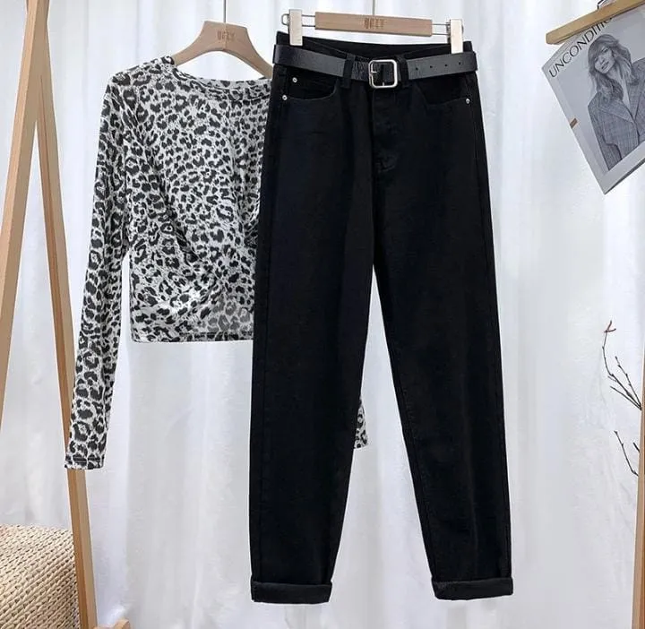 Women Jeans Pants Clothing Aesthetic Jeans   561310