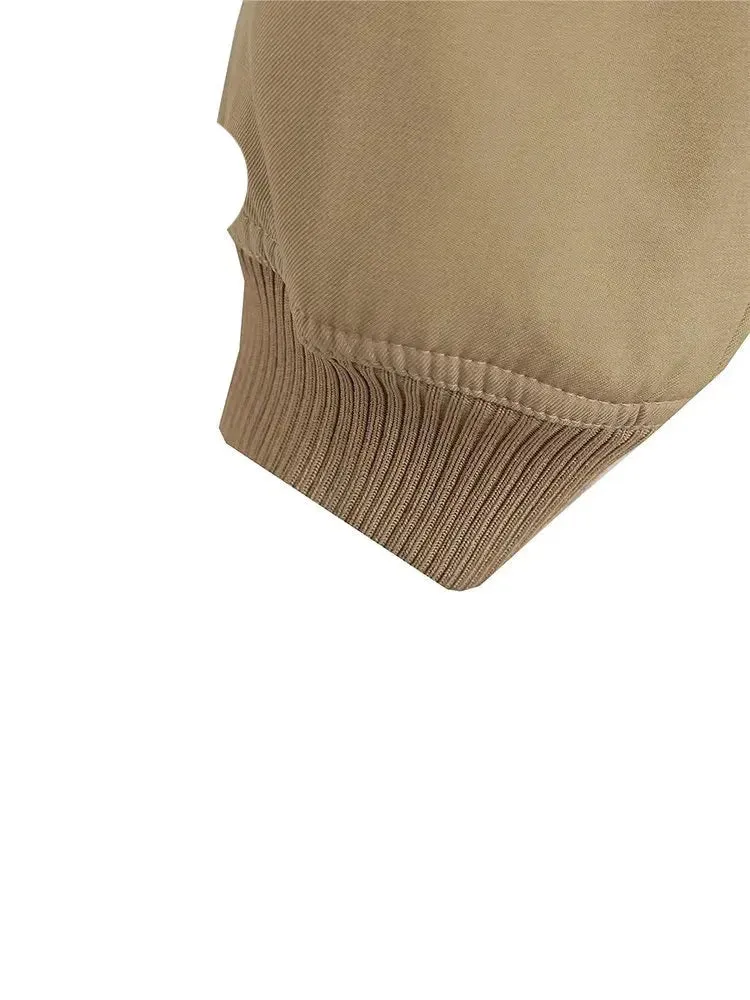 Women Solid Bomber Jackets