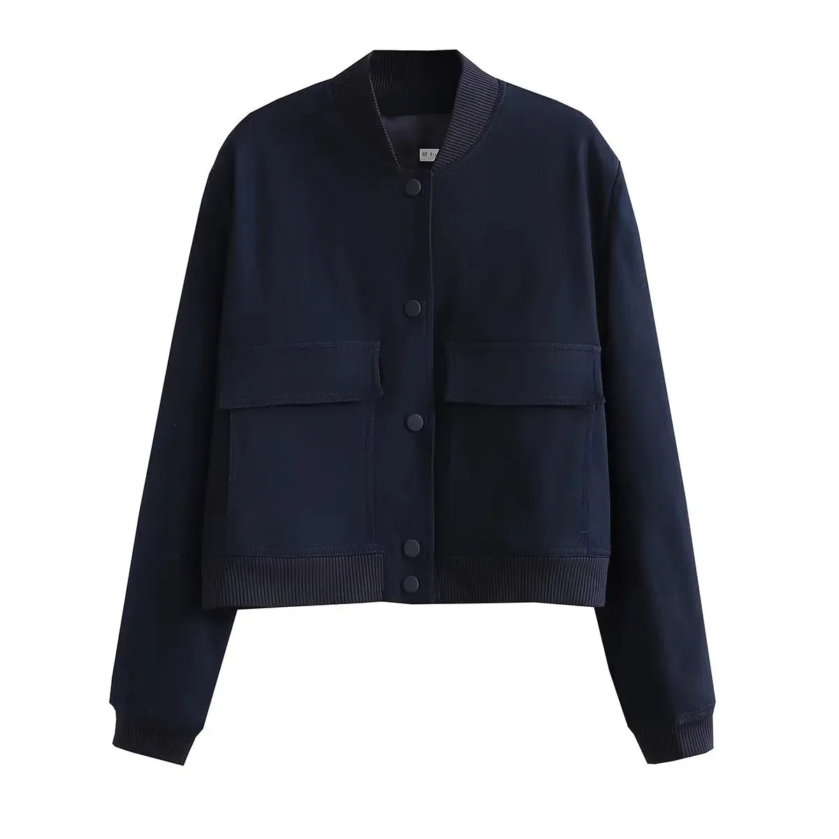 Women Solid Bomber Jackets
