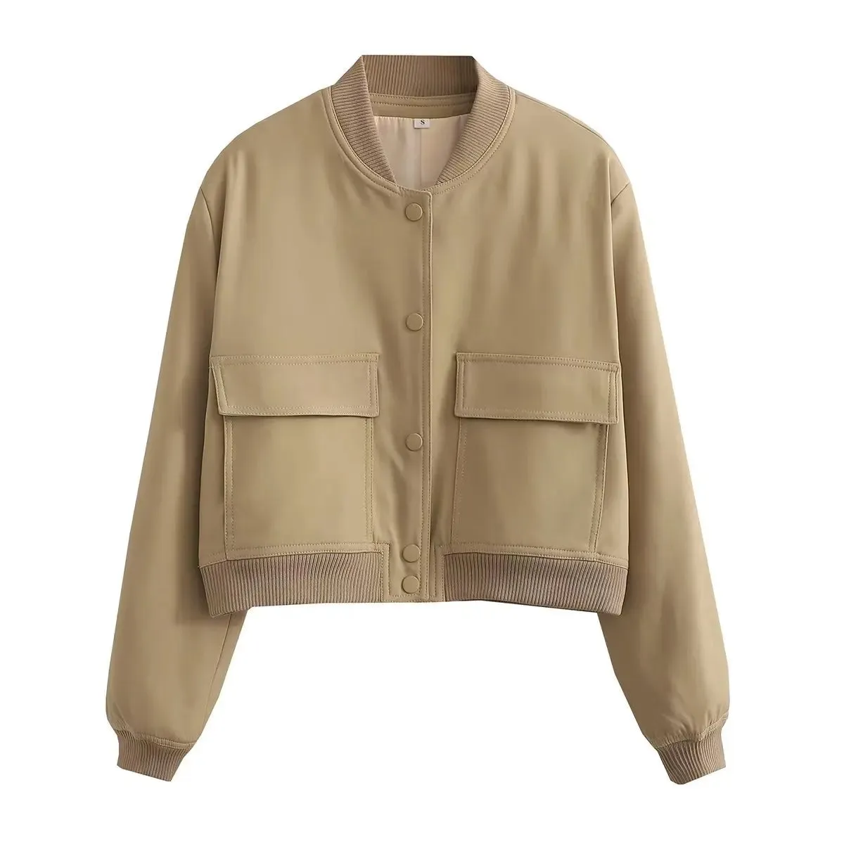 Women Solid Bomber Jackets