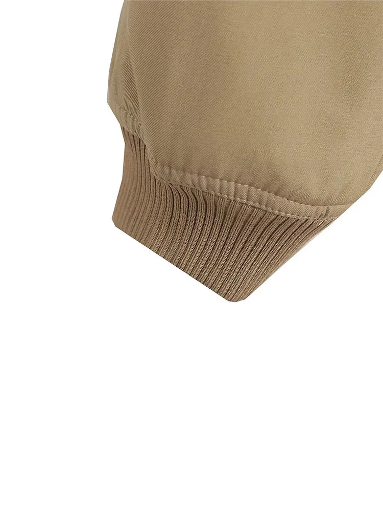 Women Solid Bomber Jackets
