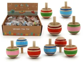 Wooden Spinning Tops